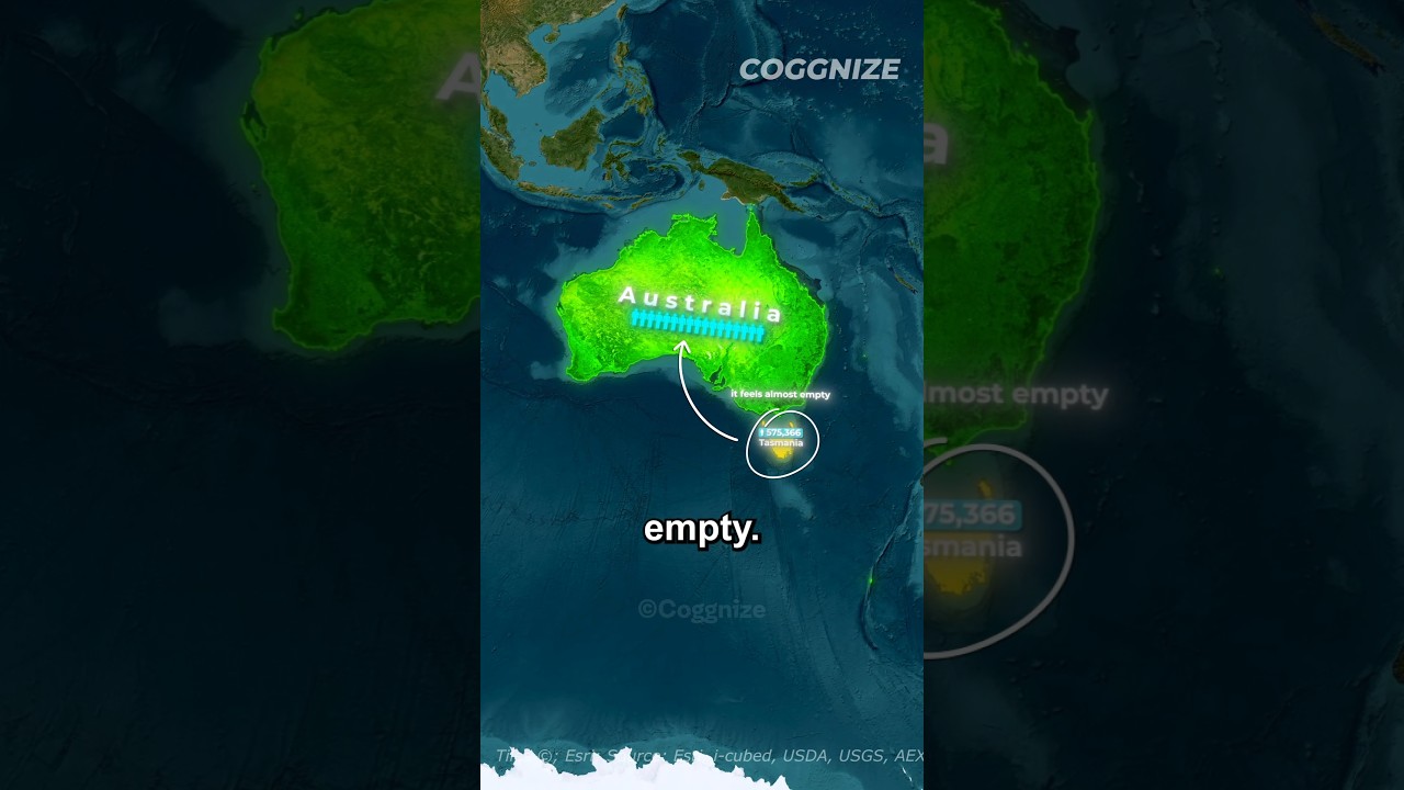 Why Does Nobody Live On Australia&rsquo;s Beautiful Island State Of Tasmania? #shorts