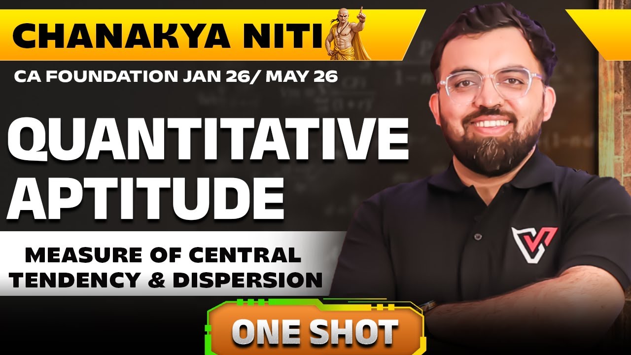 Measure of Central Tendency and Dispersion | One Shot Quantitative Aptitude | Rahul Bhutani Sir 🔥