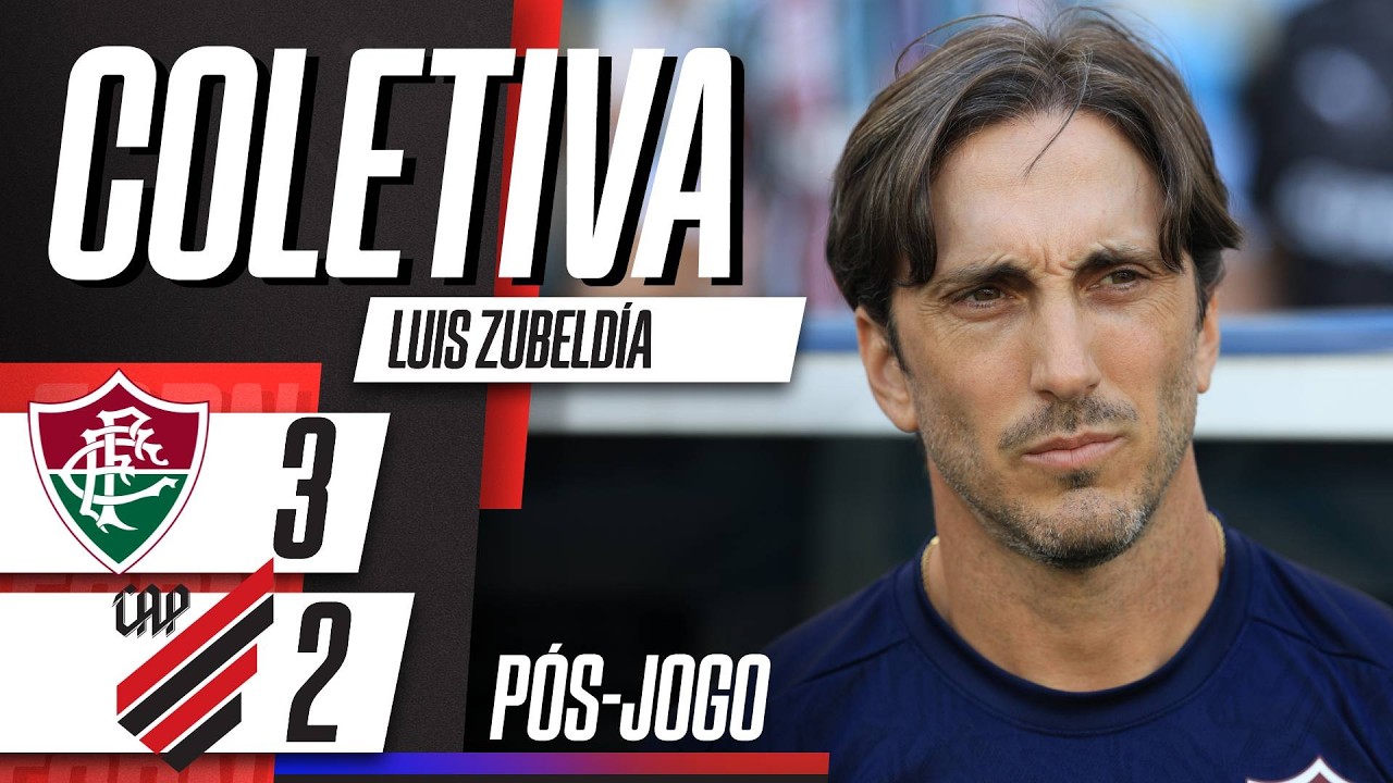 FLUMINENSE 3 X 2 ATHLETICO-PR | COLETIVA DO T&Eacute;CNICO ZUBELD&Iacute;A P&Oacute;S-JOGO DO BRASILEIR&Atilde;O