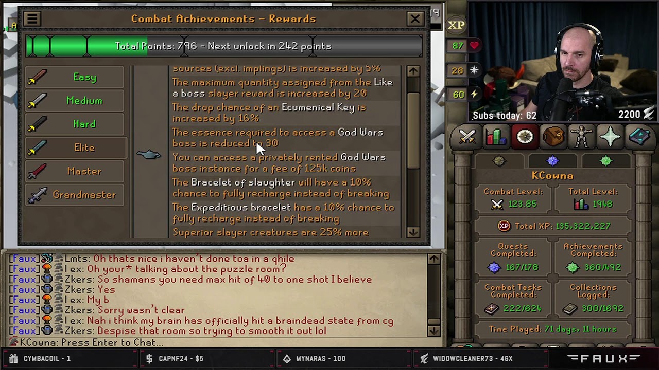 Insane RNG After Jagex Trip..Sus?