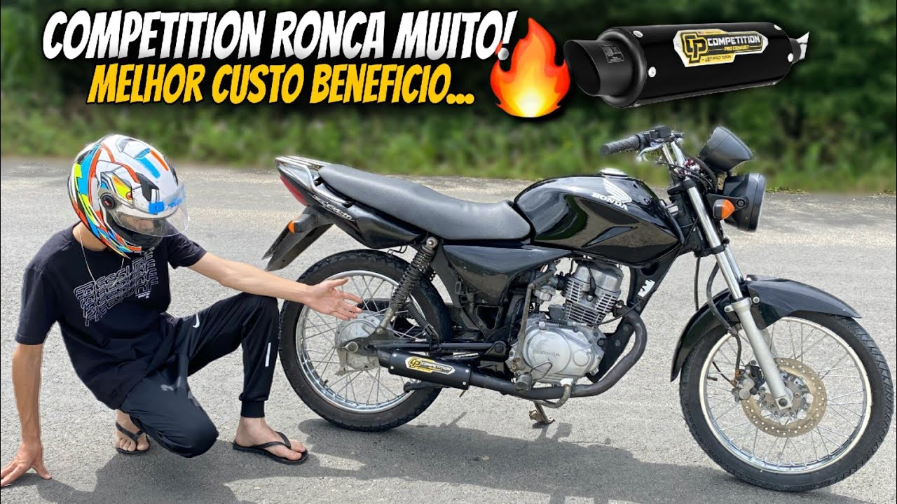 LANCEI O ESCAPAMENTO COMPETITION DA PRO TORK NA TITAN 150