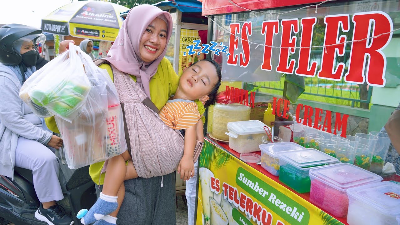 AZAM BERBURU JAJANAN TAKJIL MALAH TIDUR 😴
