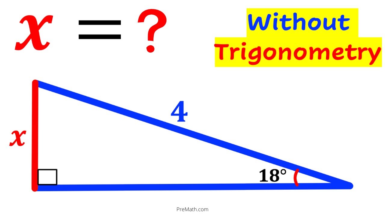 Can you find the value of X? | (No Trigonometry) | #math #maths | #geometry