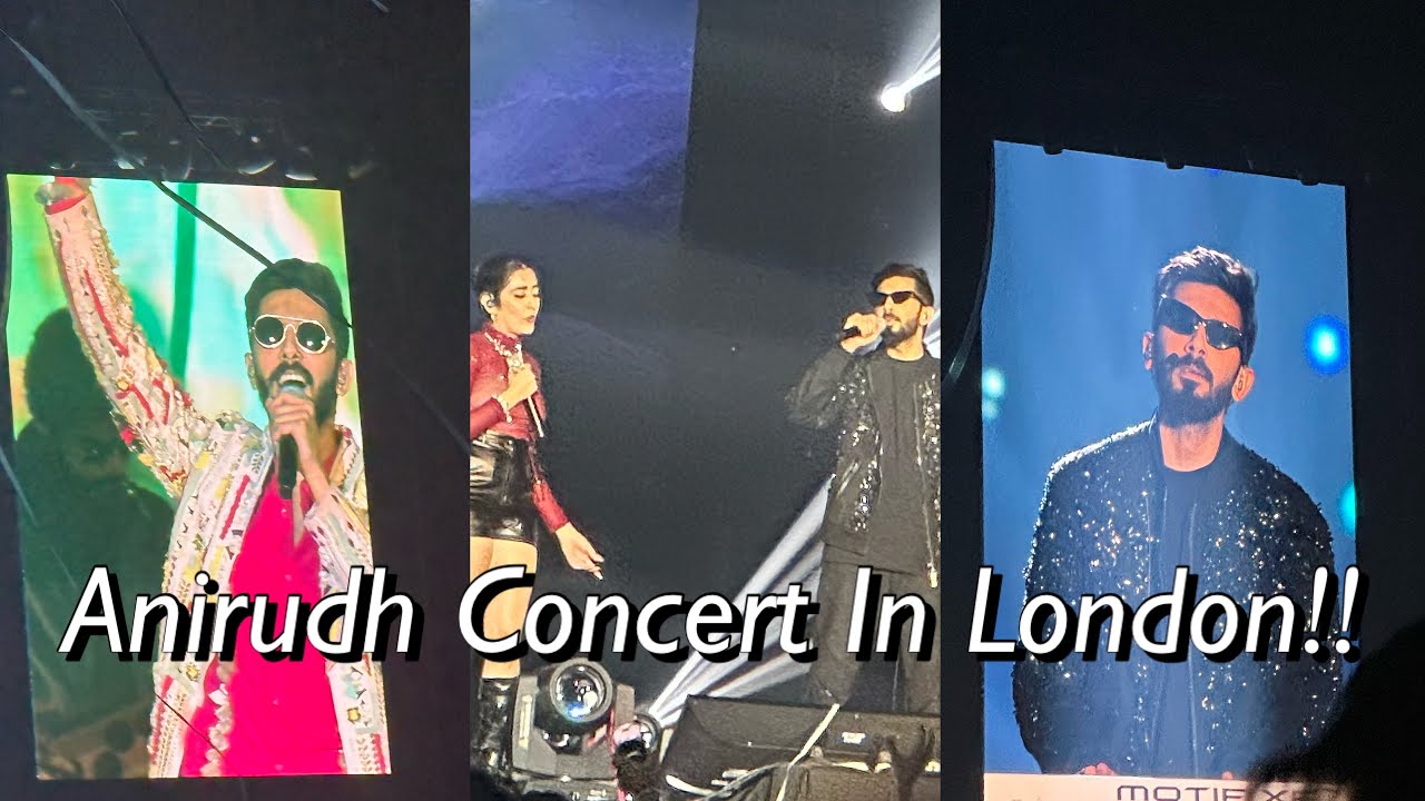 Anirudh’s Concert In London | Once Upon A Time Tour |