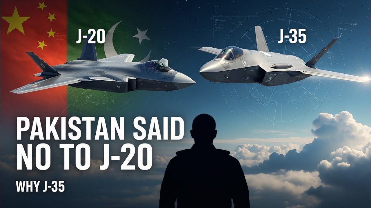 Why Pakistan Rejected China&rsquo;s J-20 and Chose the J-35 | PAF Stealth Fighter Plan