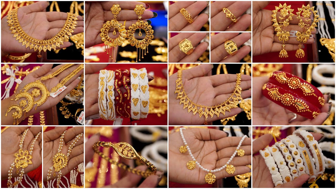 DHAMAKA🔥 Matro 1 Gram Theke Gold Jewellery 😍😲| Necklace/Choker/Sakha/Pola/Tikli/Noya/Earrings 12