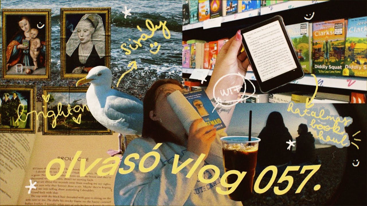 olvasó vlog 057. brighton, óriási book haul és az első freida mcfadden olvasásom 🌊📚✨