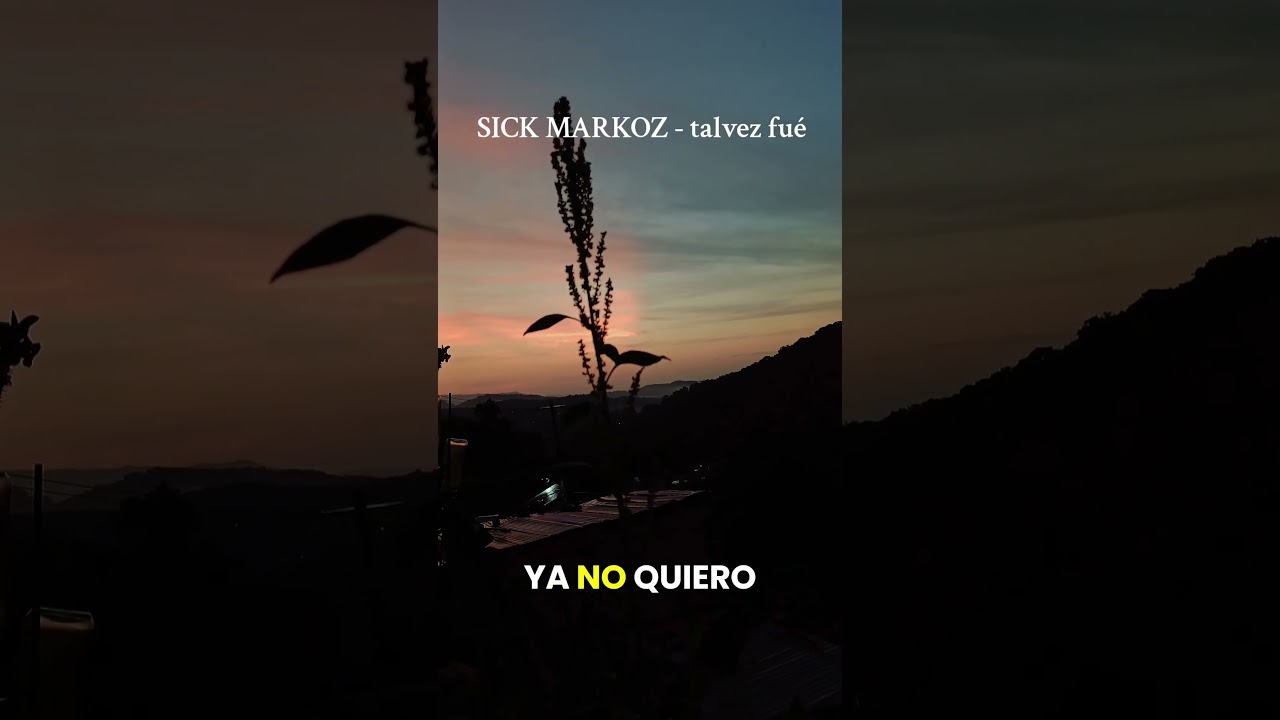 Tal vez fu&eacute; / SICK MARKOZ #rap #sickmarkoz #raprom&aacute;ntico #corazonroto