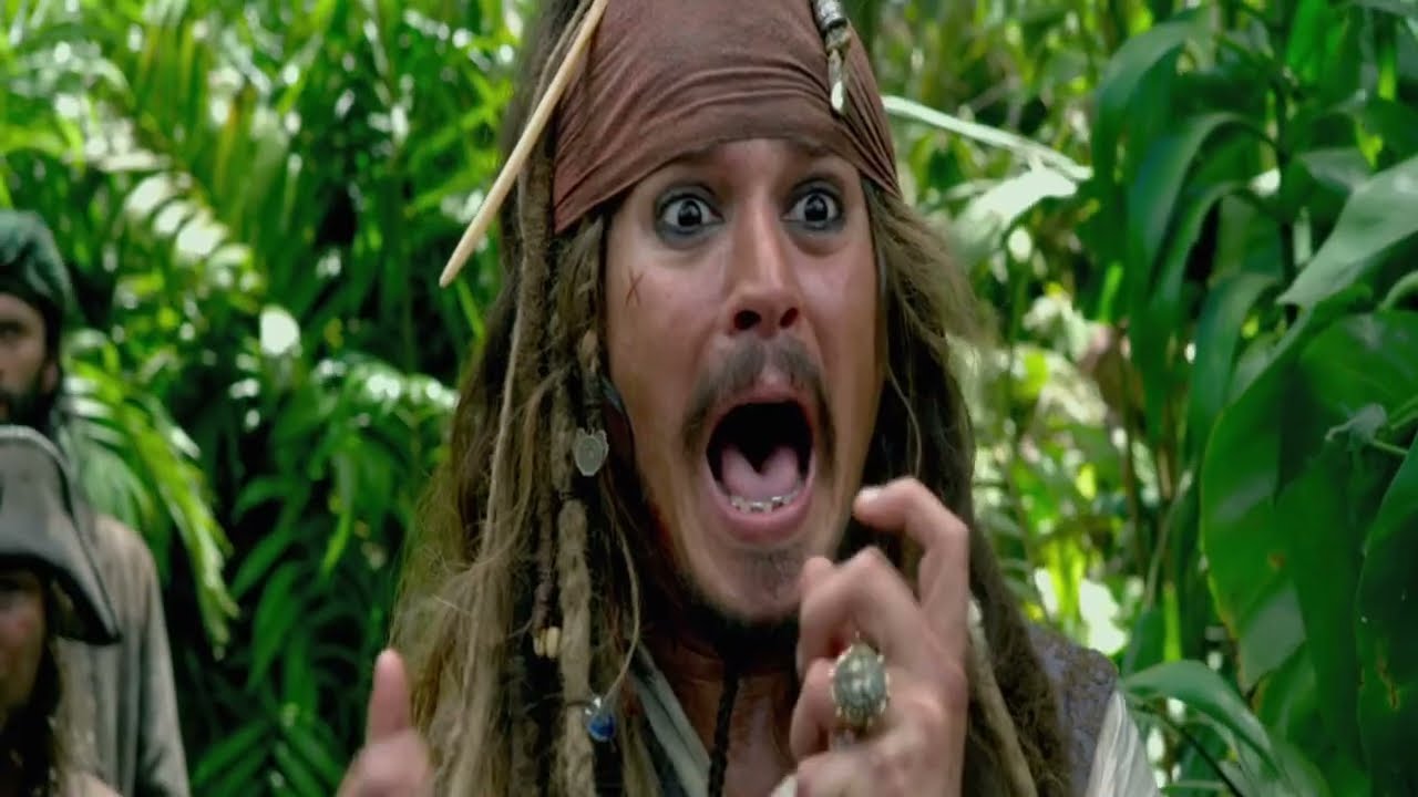 Las Mejores Escenas Graciosas de Piratas del Caribe 4 | Momentos Inolvidables de Jack Sparrow