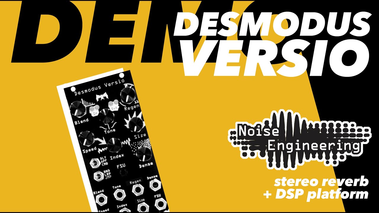 Desmodus Versio: модуль стереореверберации Eurorack и платформа DSP