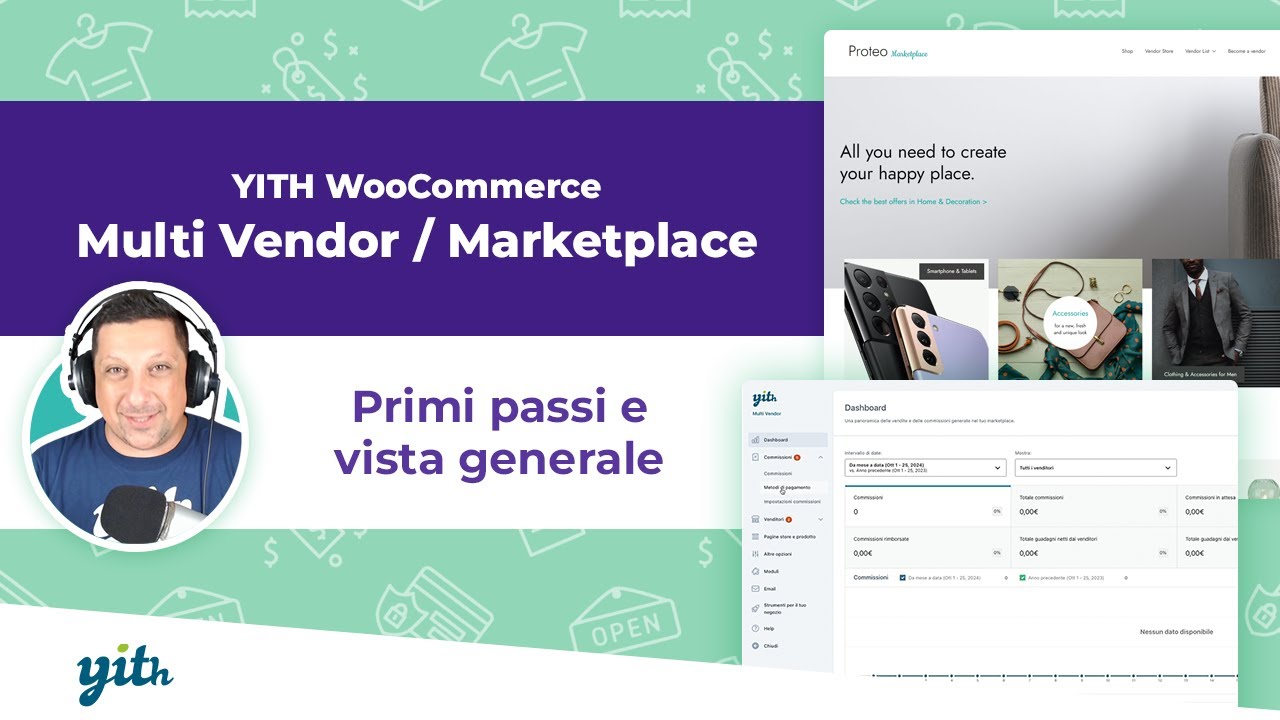 Primi passi e vista generale - YITH WooCommerce Multi Vendor / Marketplace