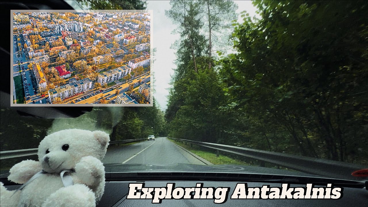 Drive through Antakalnis, Vilnius &mdash; Relaxing 4K City Tour 🇱🇹