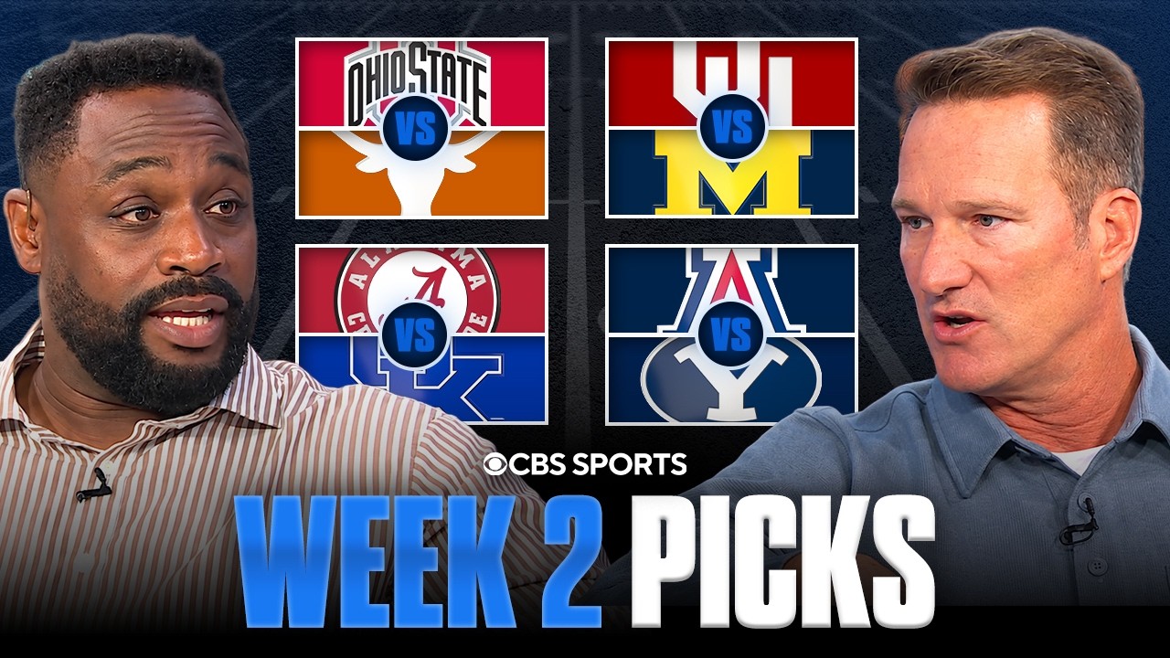 Picks for EVERY Top 25 game in College Football [Full Week 2 Predictions] ✅