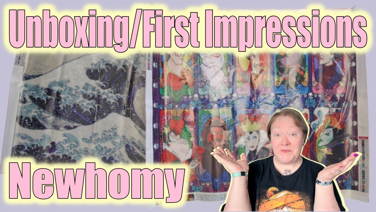 NEWHOMY Unboxing / First Impressions #1 | 2 Diamond Painting Kits