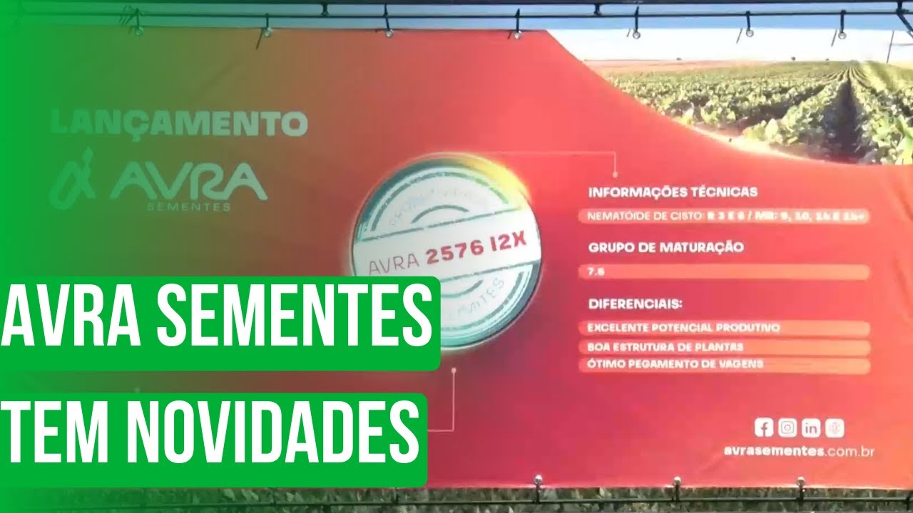 AVRA Sementes tem novidades