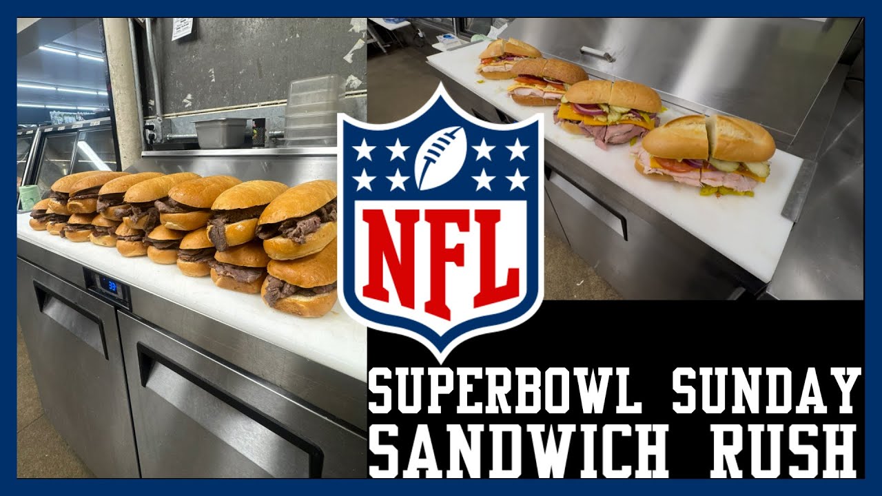 POV: Super Bowl Sandwich Rush!!