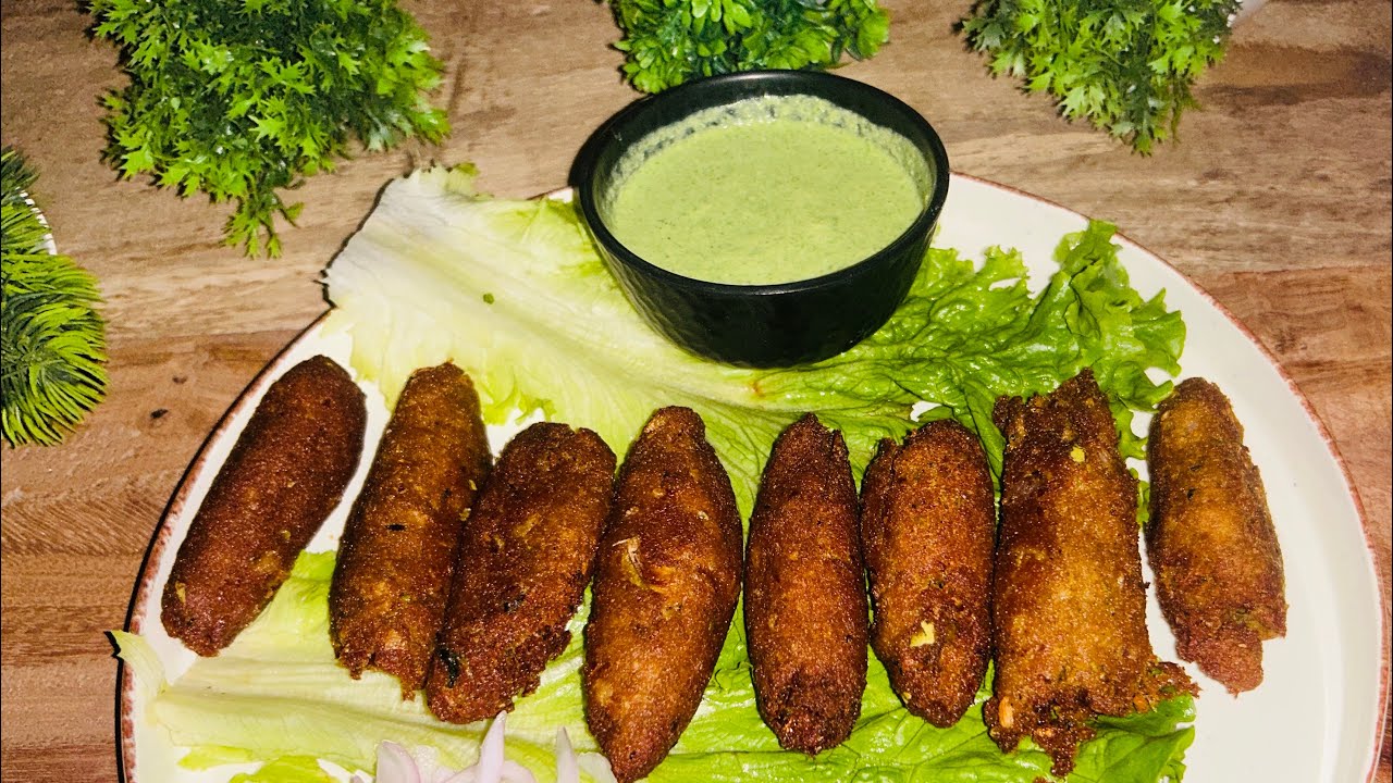 Crispy Veg Seekh Kebab♥️