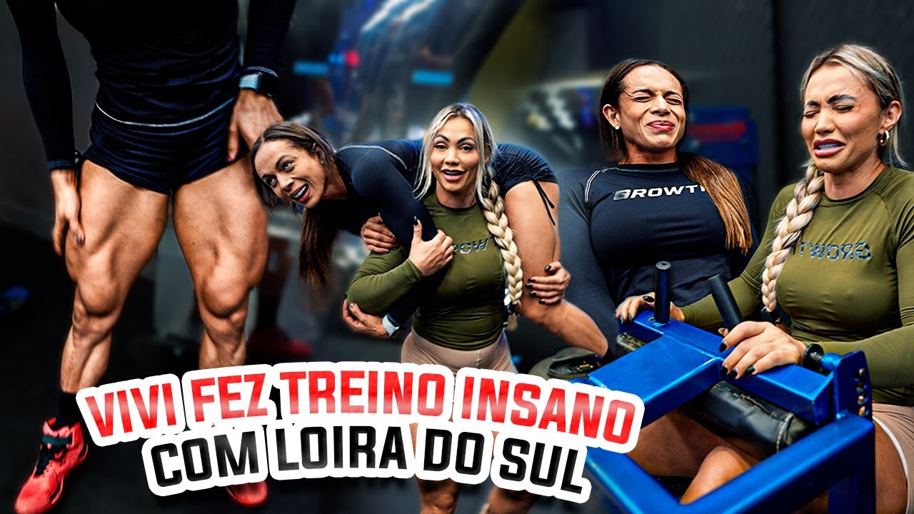 VIVI WINKLER PEGOU PESADO NO TREINO COM LOIRA DO SUL