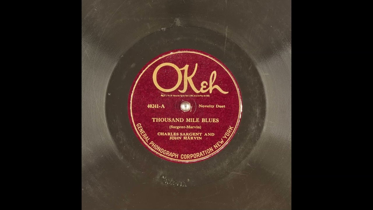 Thousand Mile Blues - Charles Sargent and John Marvin