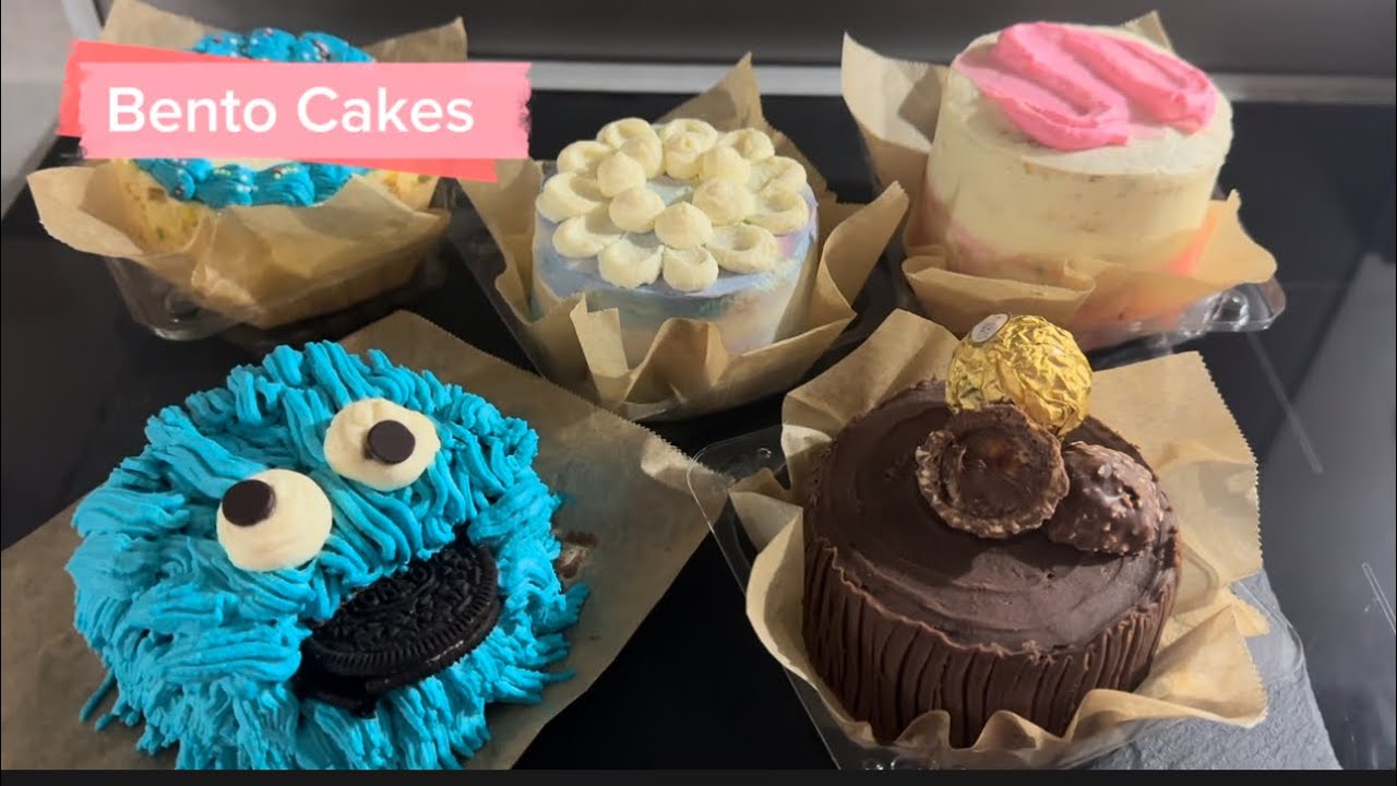 Bento Cakes || Lunch box cake Ideas || Mini cake Tutorial