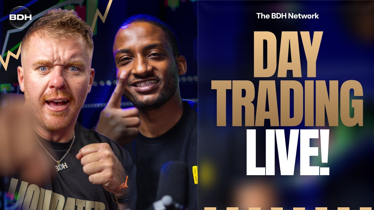 Day Trading LIVE! BDH Network! Patrick Wieland and DMoney!