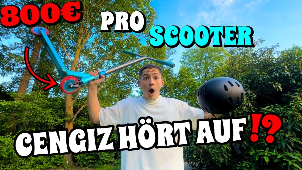 CENGIZ f&auml;hrt seinen 800&euro; SCOOTER endlich wieder!!😱😂
