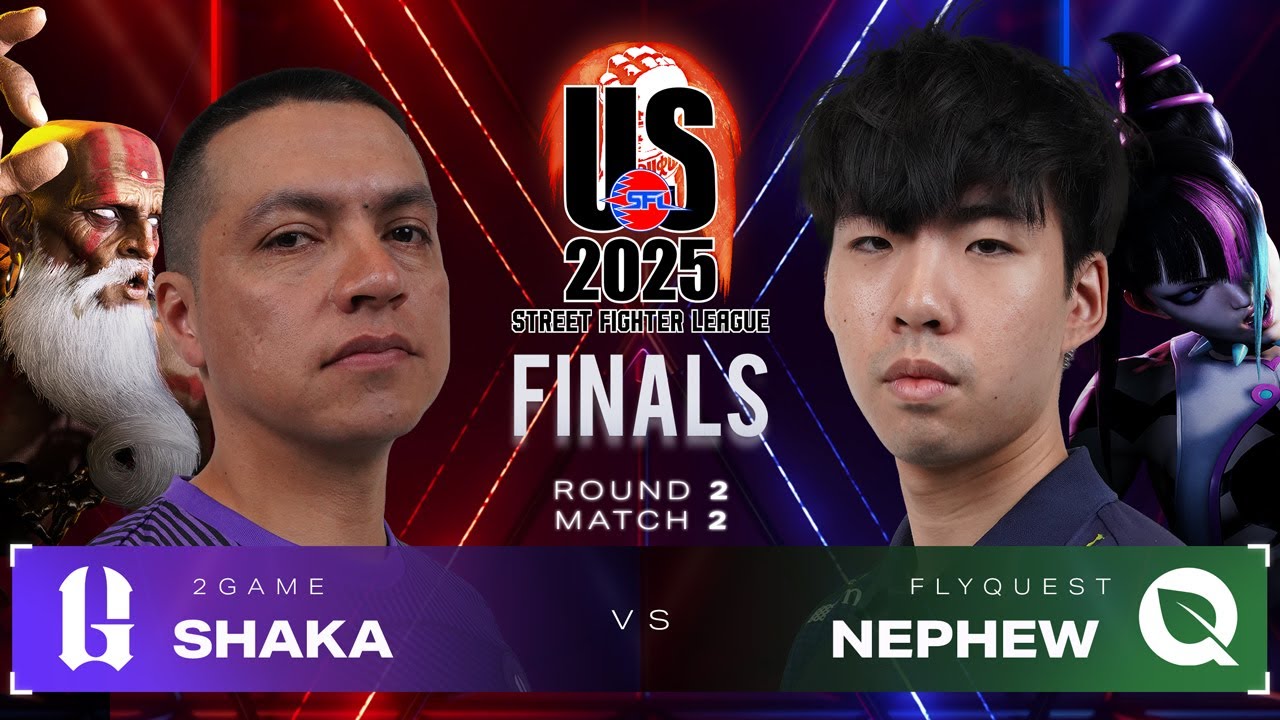 Shaka (Dhalsim) vs. Nephew (Juri) - Match 2 - 2Game vs. FlyQuest - SFL US Finals