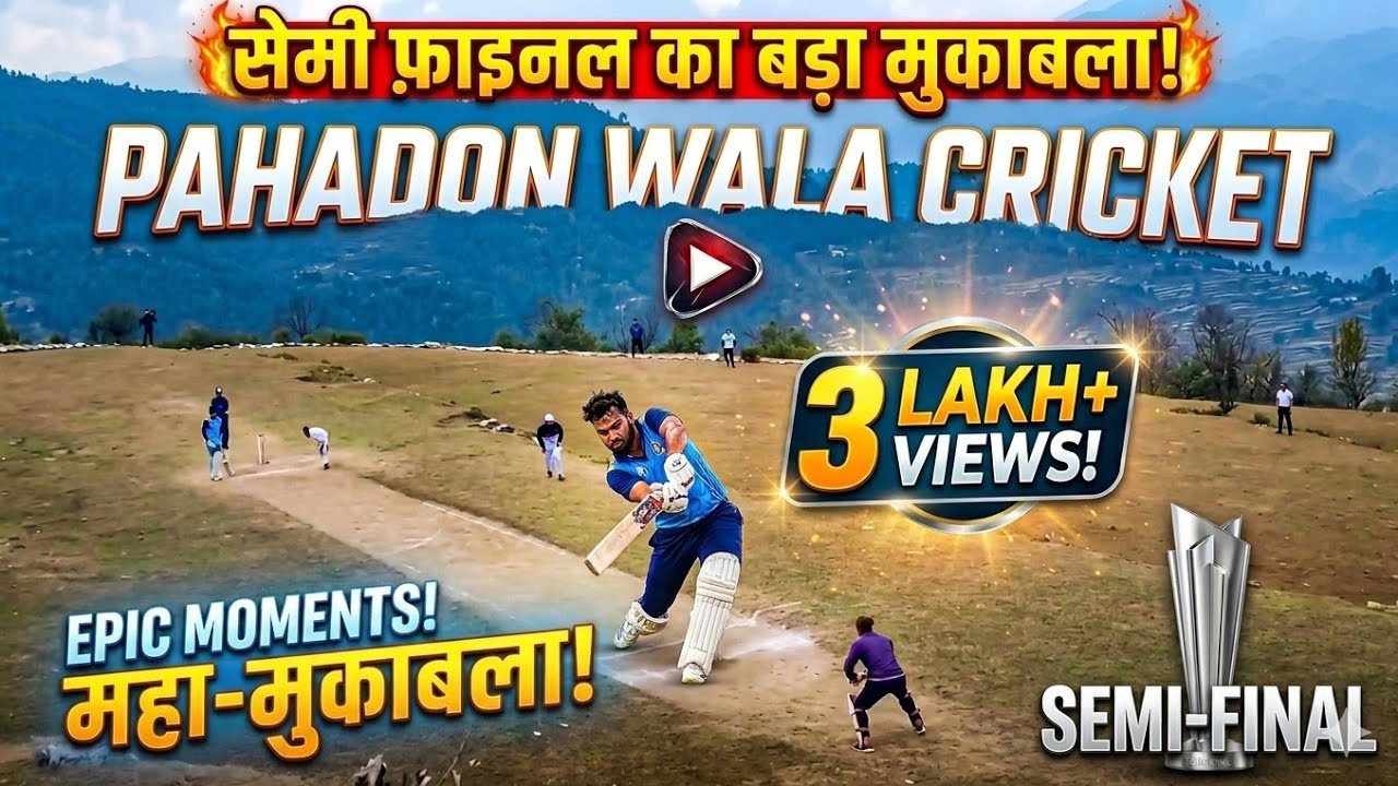 || रोमांचक सेमीफाइनल|| सेमीफाइनल मुकाबले मैं छातोली टीम ने कर दी छक्को की बरसात|| @pahadicricket