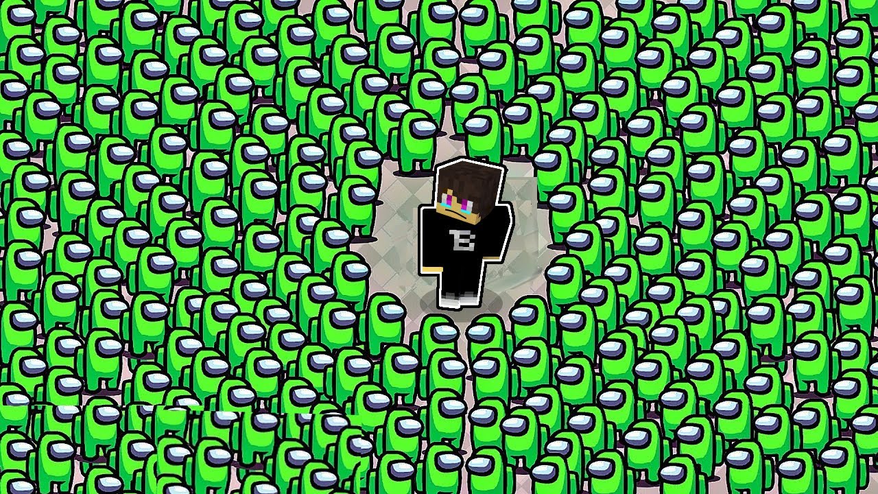 10.000 AMONG US VS BLACK A MINECRAFTBAN!