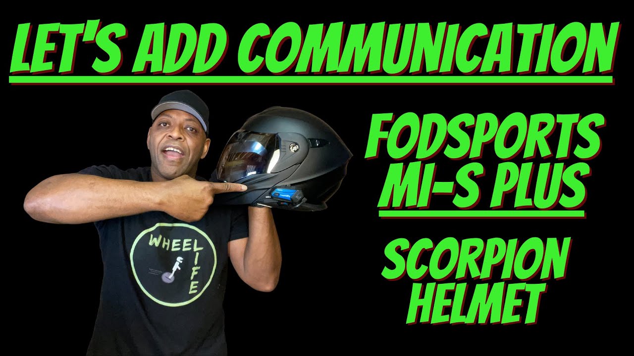 Scorpion Helmet Mod - FODSPORTS M1-S plus Install