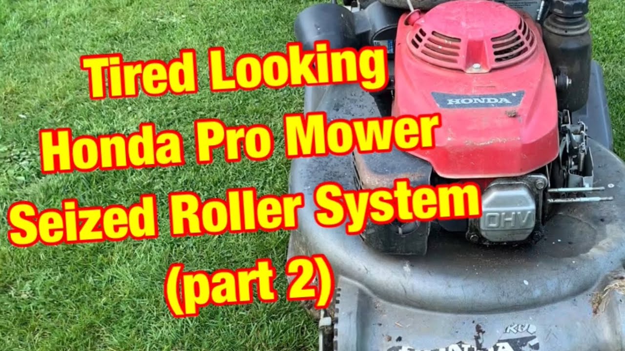 Honda HRD536 Pro Mower , seized Roller System (Part 2) 🪛🔧 #Menditman #Honda