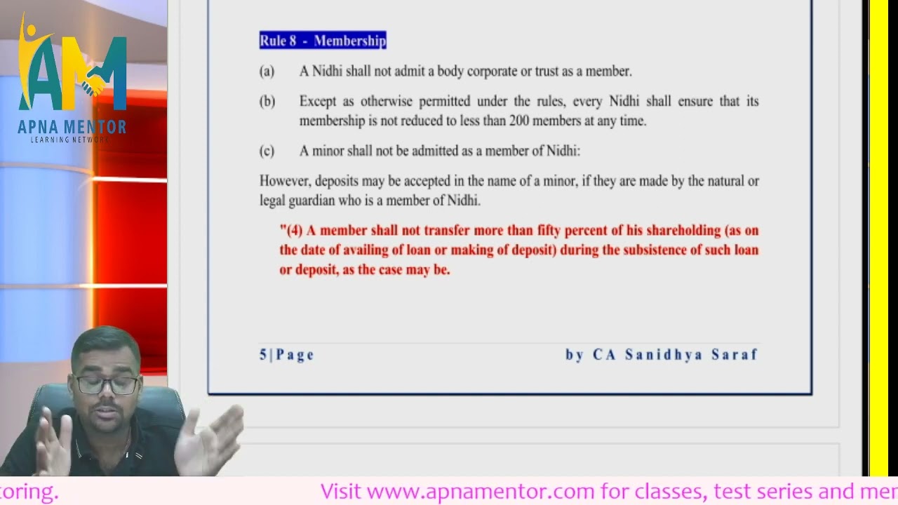 Amendments in CA Final Law for Nov 22 exams | CA Sanidhya Saraf