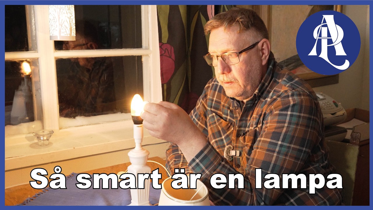Smarta lampor underlättar på landet