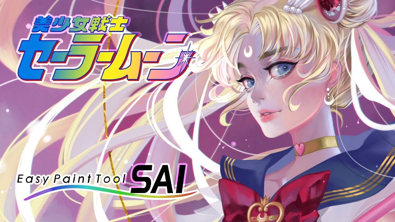 SAILOR MOON | digital painting in SAI
