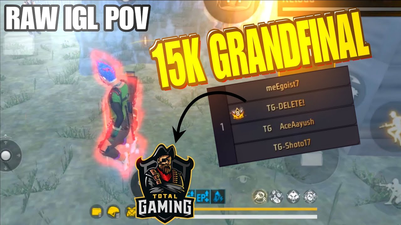 15K GRANDFINAL TG TSG GODL ALL IN MY LOBBY ☠️ @ROCKYRDX @TotalGaming093 @TSGLEGEND @FOZYAJAY 