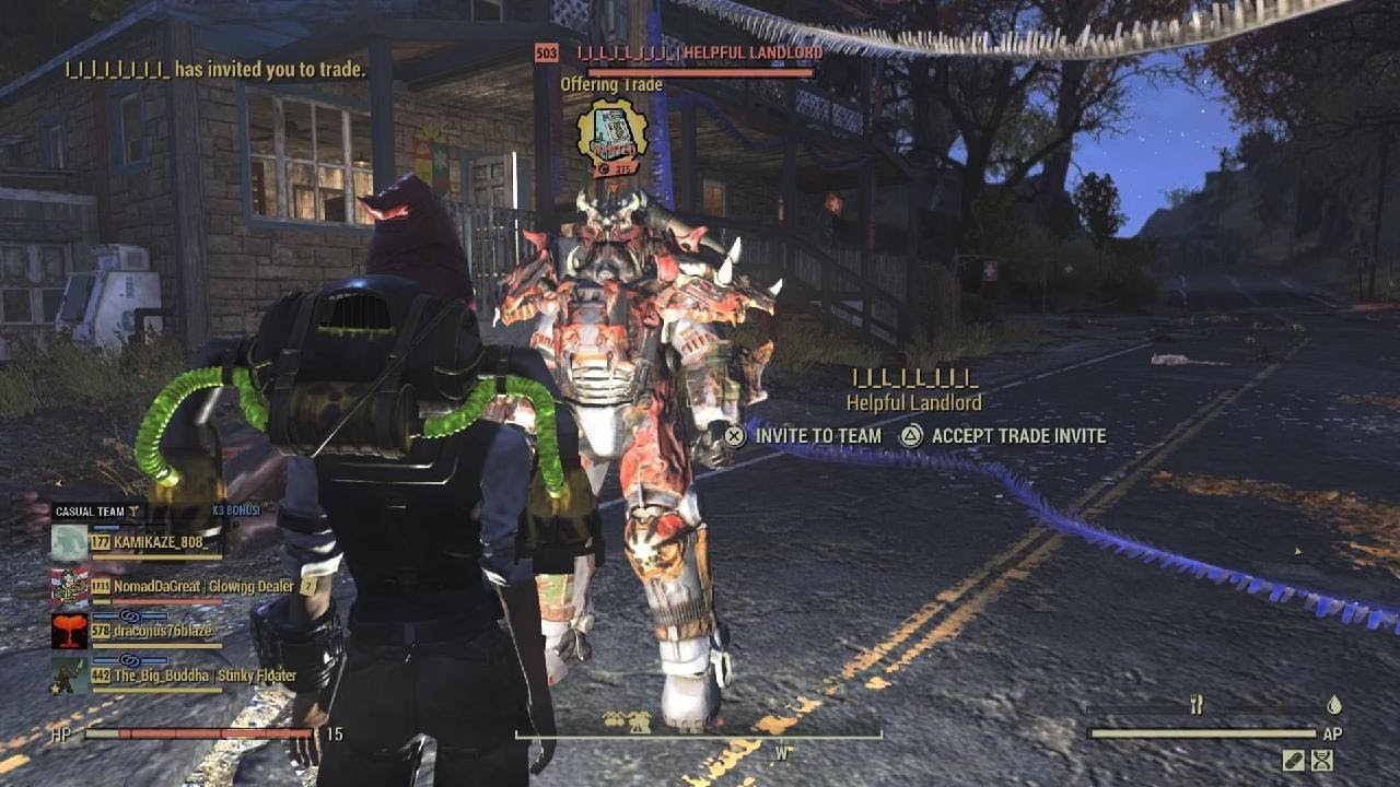 Fallout 76 First Time I've Seen A Cheater