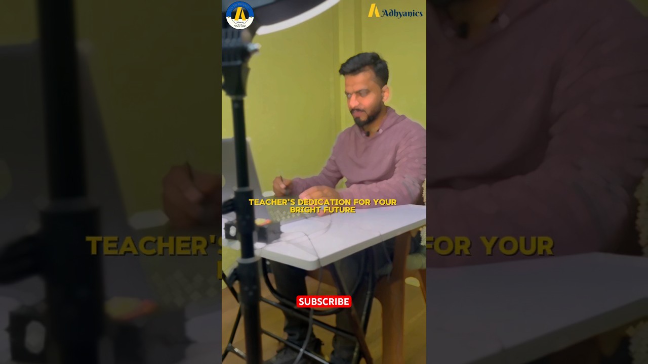 A Teacher's Dedication: Guiding You Towards a Bright Future | Adhyanics