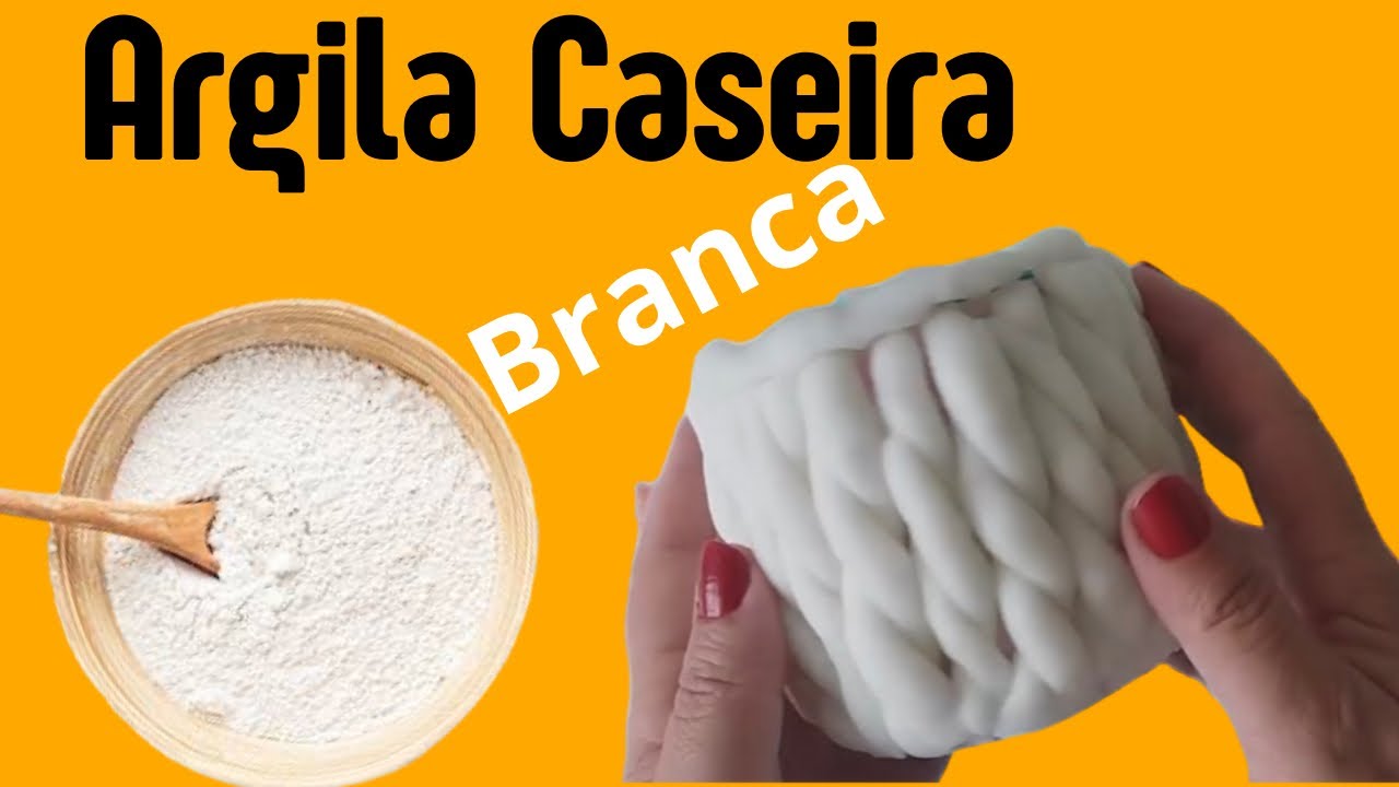 ARGILA BRANCA CASEIRA Seca de 1 dia pro outro 😻