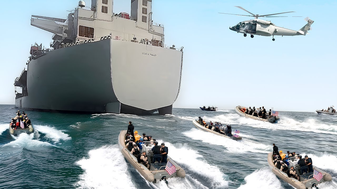 HIGH ALERT 🚨 US Marine Corps Intercepts Russian Tanker in Caribbean Sea | Military Tensions Rise