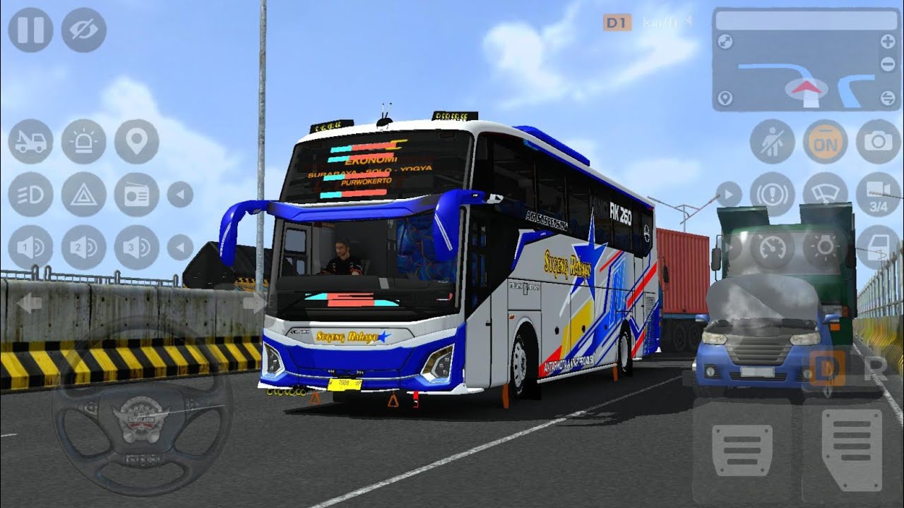 GOKIL Jb5 Sugeng Rahayu Full Modif Corong Atas Bawah Telolet, Antar Penumpang Ke Surabaya