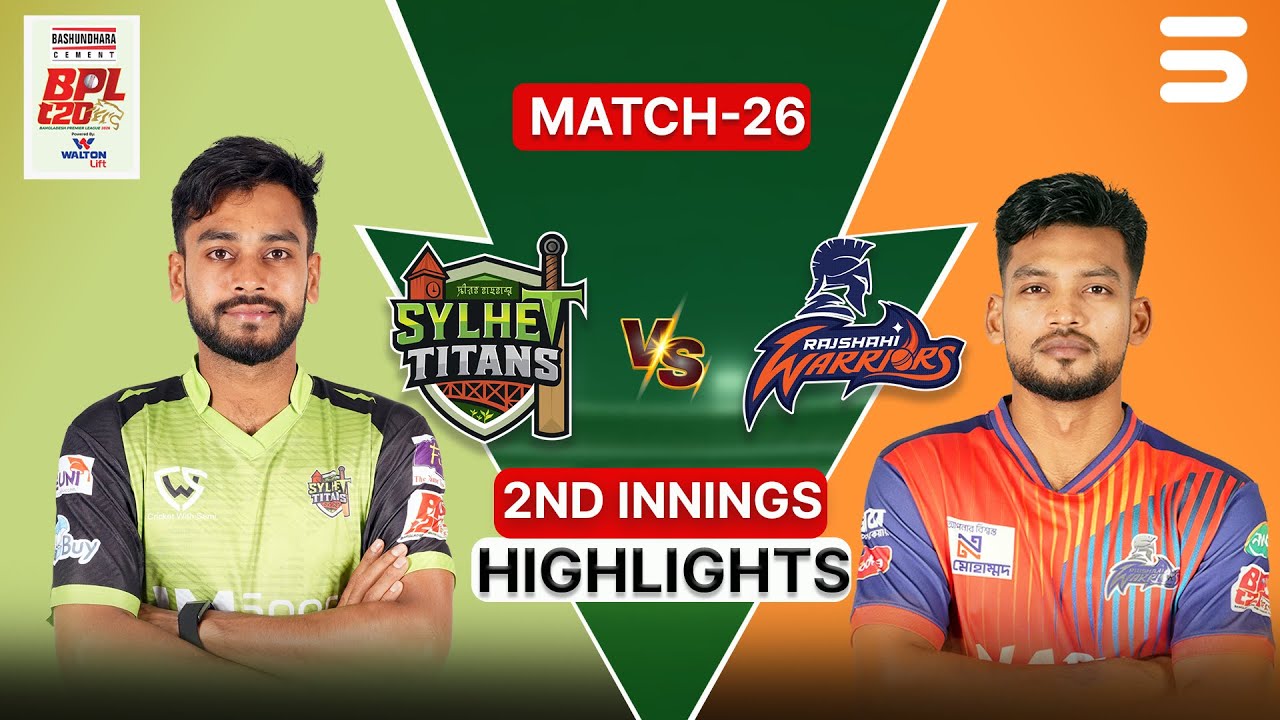 2nd Innings Highlights | Sylhet Titans vs Rajshahi Warriors | Match 26 | BPL 2025-26 | M3Z13