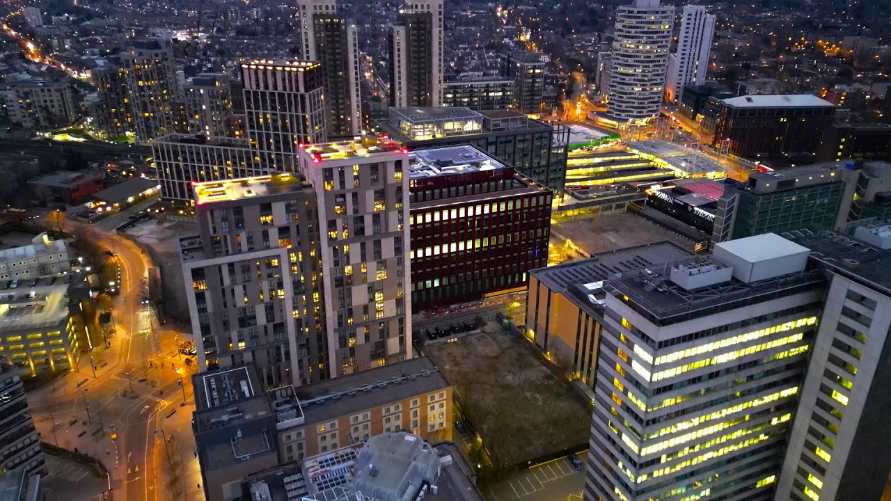 [4K] Croydon | London by Drone