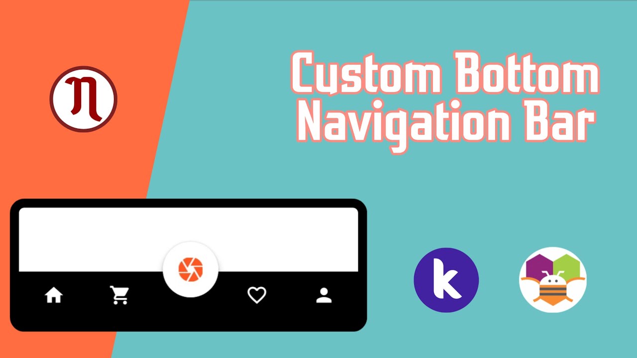 Custom Bottom Navigation bar kodular |  Nano Official