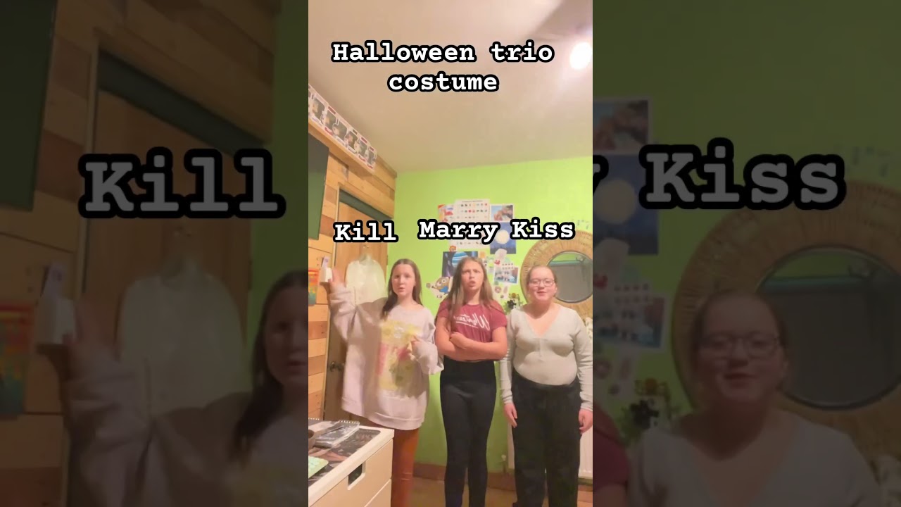 Kiss marry kill #cute #halloween #halloween2024 #halloweencostume