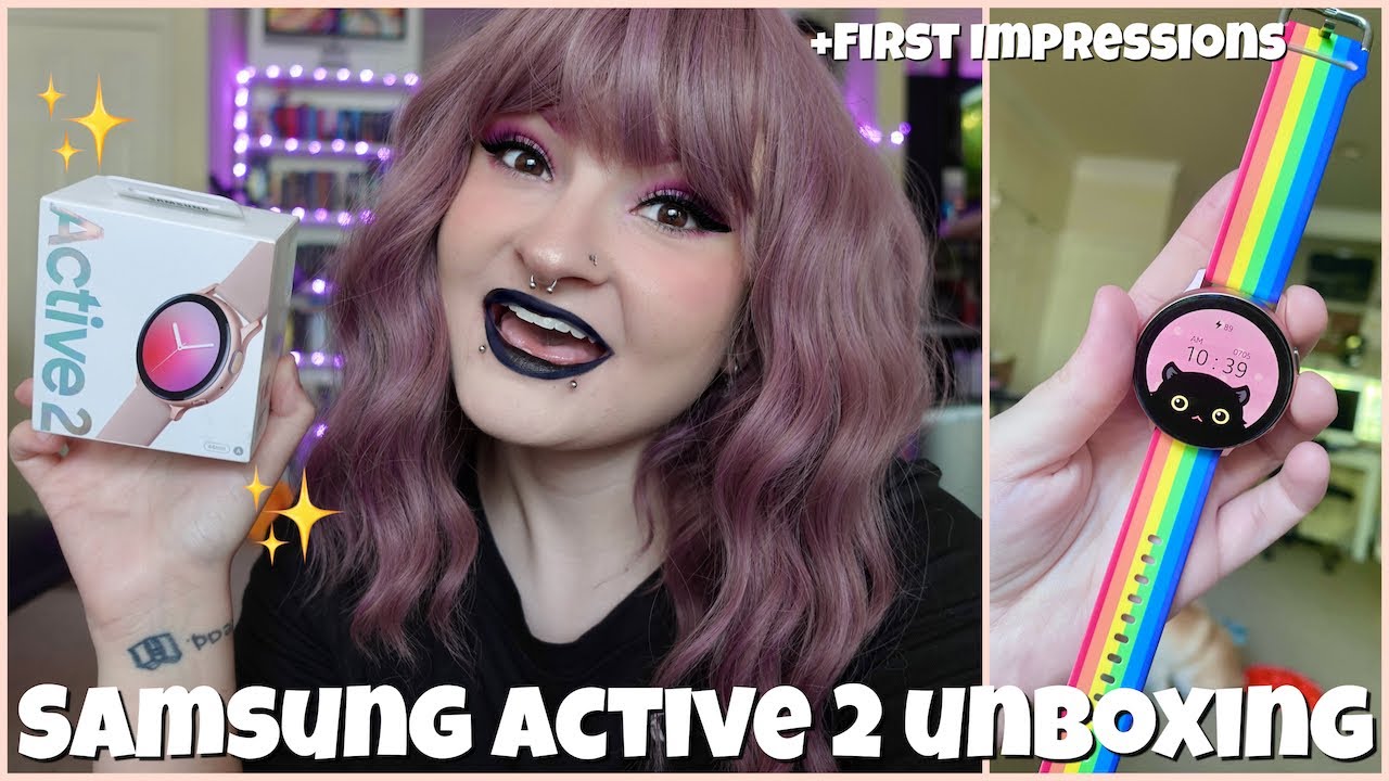 unboxing the samsung active 2 watch!⌚️✨