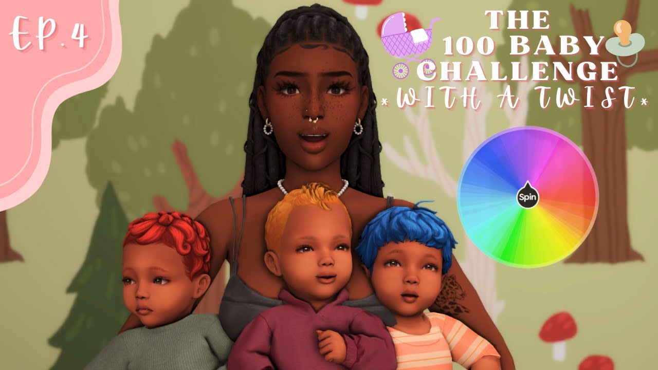 Surviving life with NEW TRIPLETS! 💗 The Sims 4 100 Baby Challenge *WITH A TWIST* | #4
