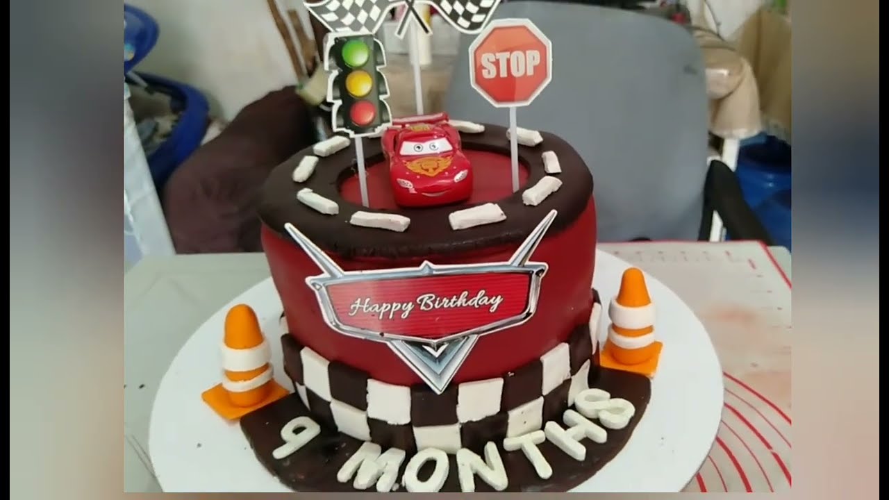 McQueen Car theme Cake