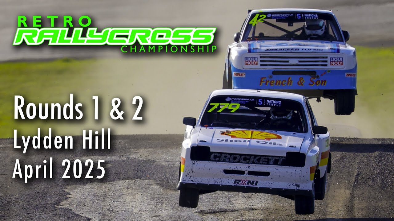 Retro Rallycross 2025 - Rounds 1 and 2 Lydden Hill