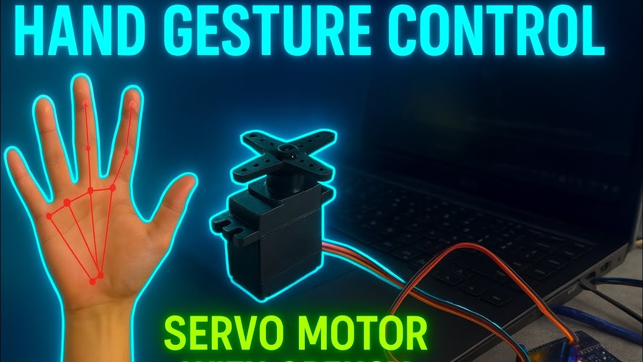 Control a Servo Motor with Just Your Palm! (Python + Arduino Project)