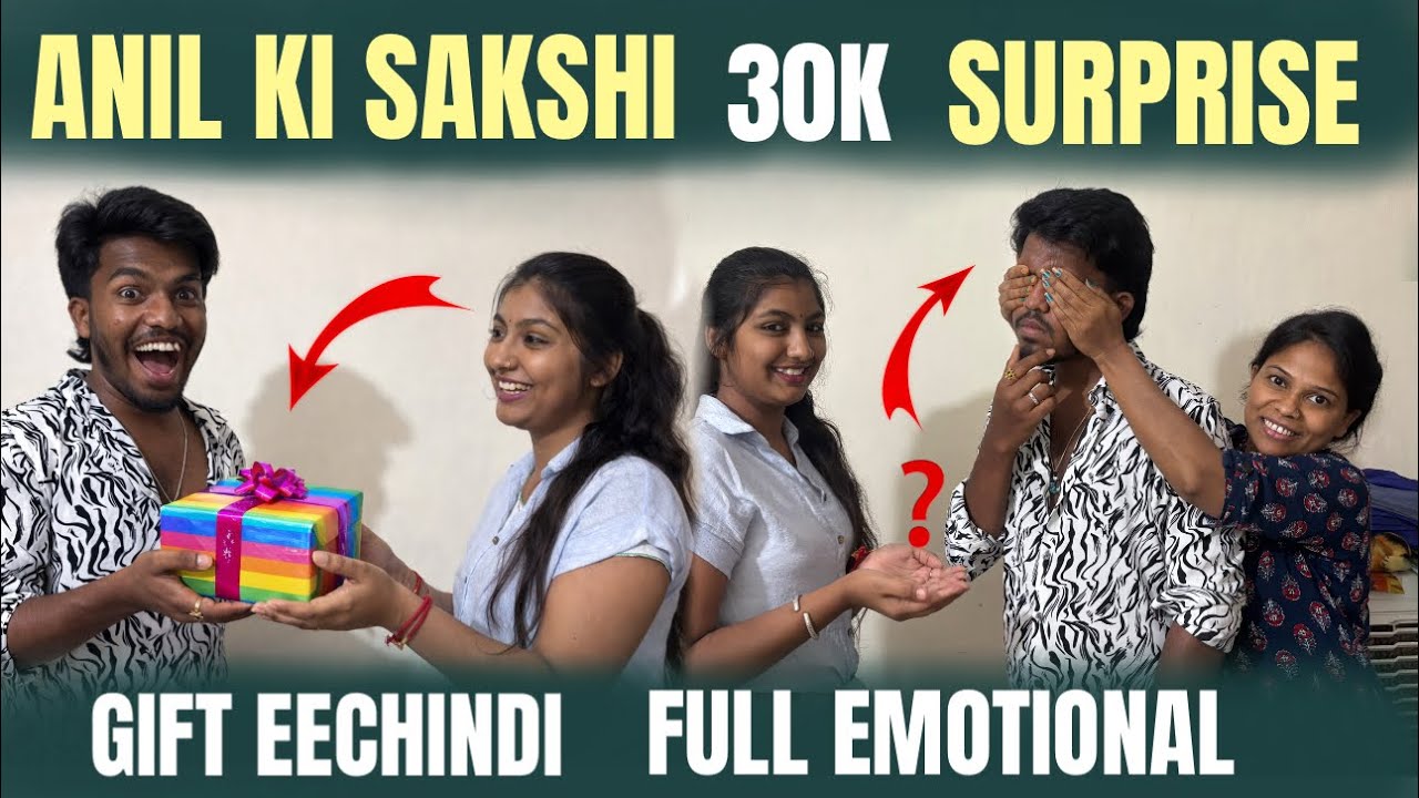 Sakshi Surprised Anil 😍| @anil_michael_11 